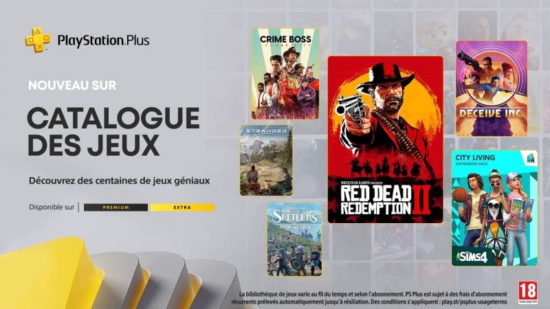 PlayStation Plus Extra / Premium : Voici la liste des jeux du mois de mai compris dans l'abonnement