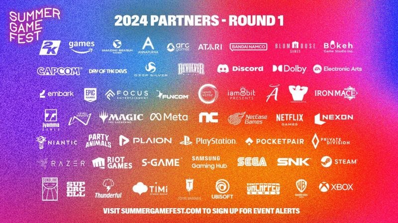 55 partenaires du Summer Game Fest confirmés