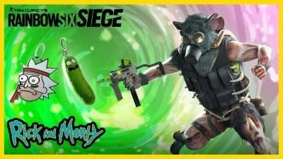 Rainbow Six Siege : la collaboration avec Rick et Morty prend forme avec de chères skins Rick-ornichon Rat et Gromflomite