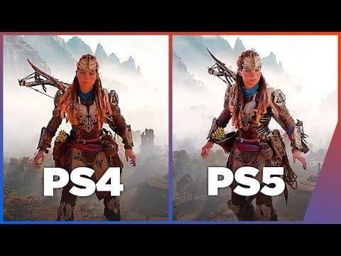 Horizon : Forbidden West PS4 vs PS5 | 4K 60 FPS 💥 MATCH