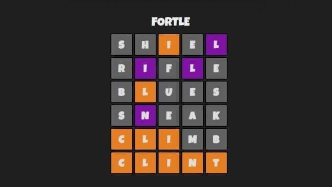Fortnite : Fortle, la version Wordle du battle royale - Fortnite - GAMEWAVE