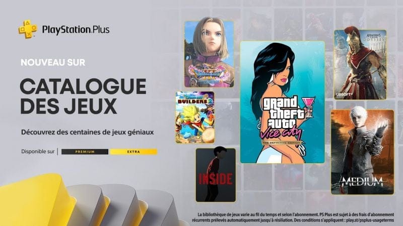 PlayStation Plus Extra/Premium- Octobre 2022 - Assassin's Creed, Dragon Quest, Yakuza, etc.