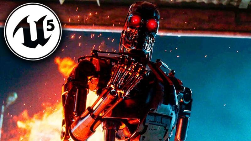 Terminator Unreal Engine 5 : Toutes les INFOS et IMAGES sur le PROCHAIN JEU 🔥