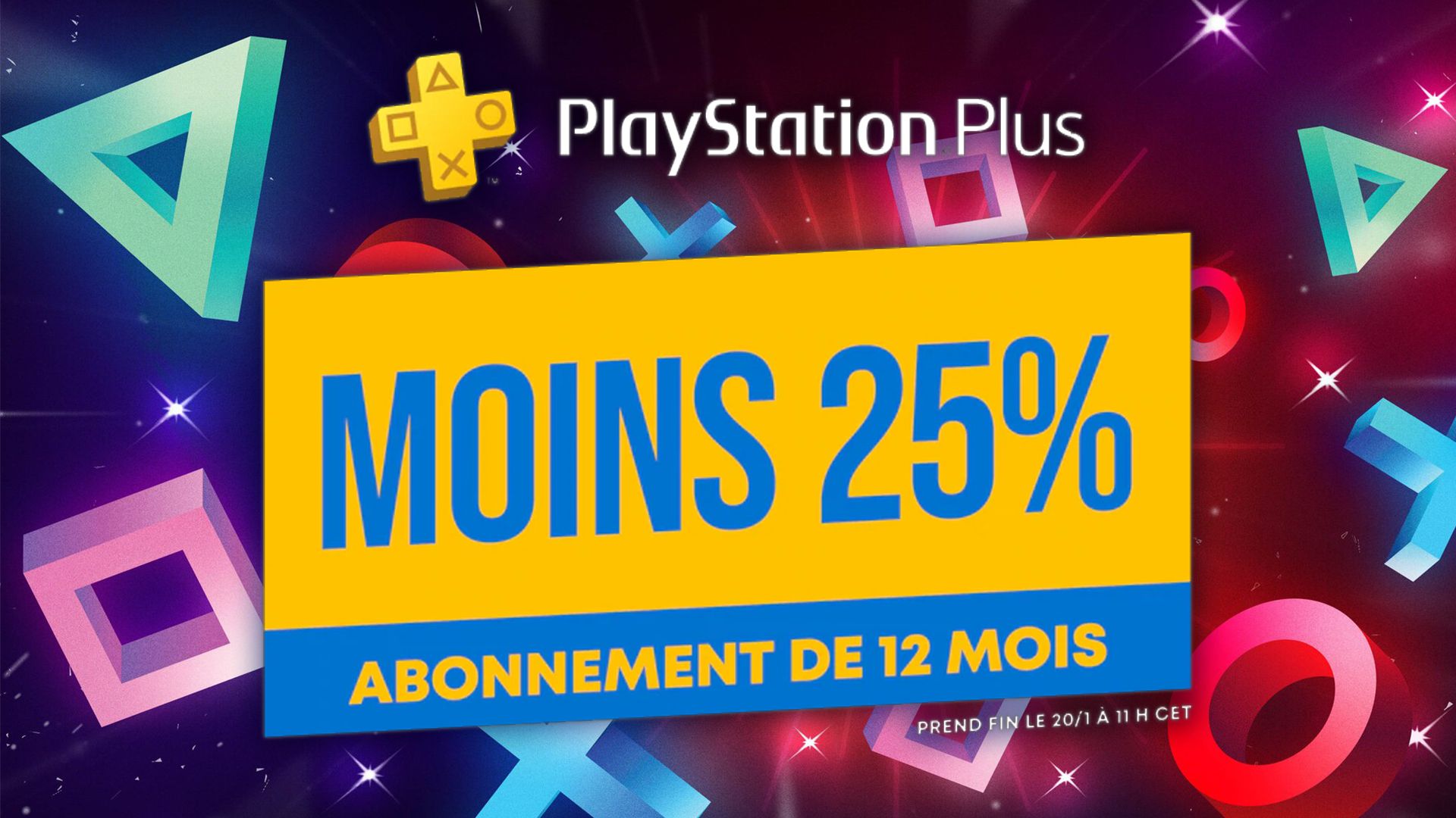 PS Plus : 25% de réduction pour 1 an d'abonnement !