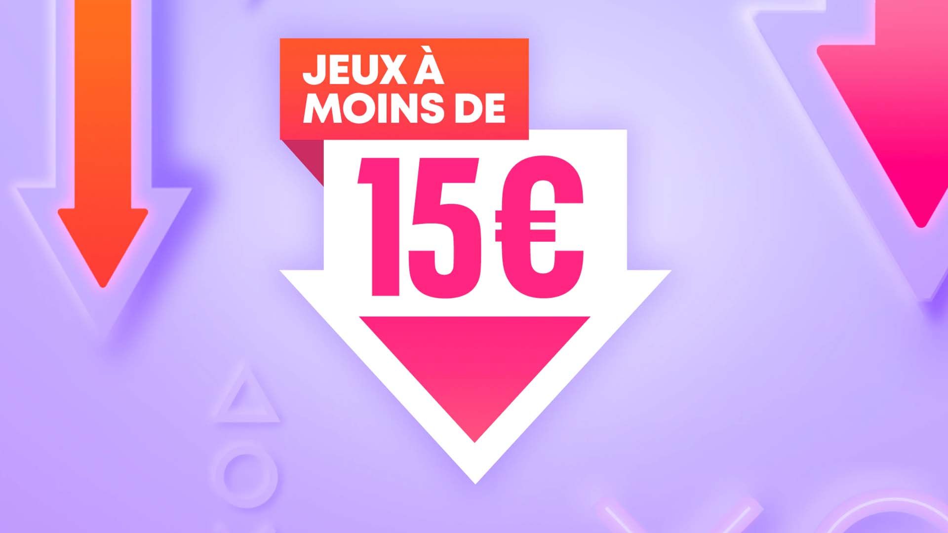 Des centaines de jeux à moins de 15€ !