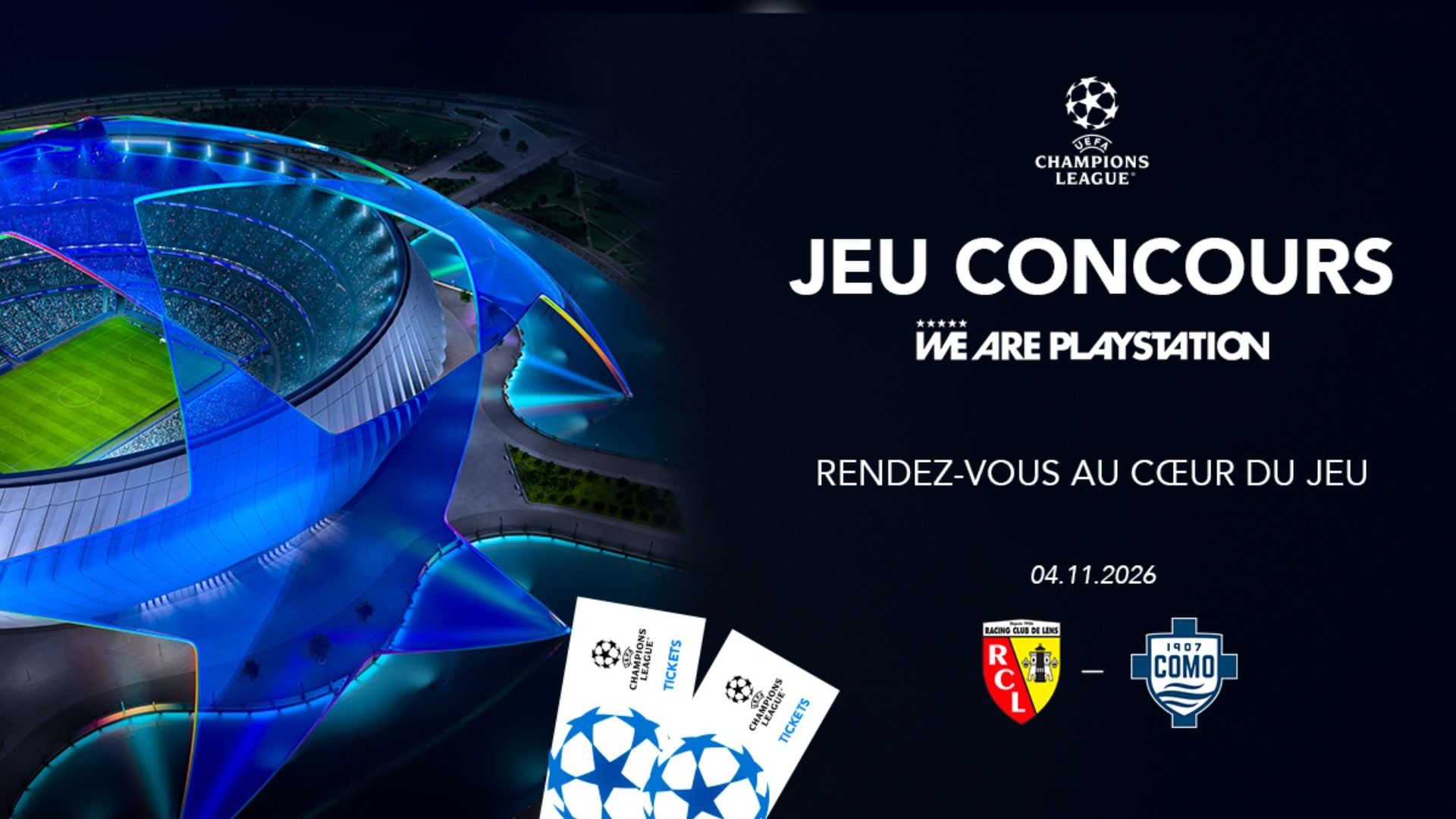Concours - UEFA Champions League : Lens vs Como