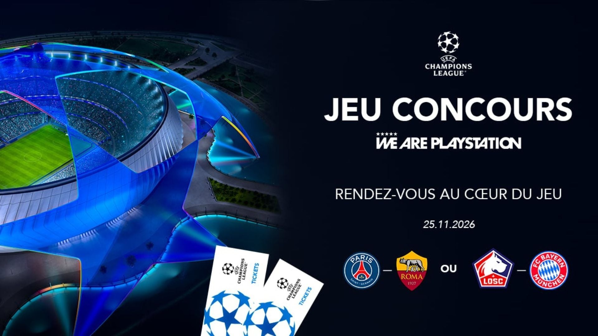 Concours - UEFA Champions League : PSG ou LOSC