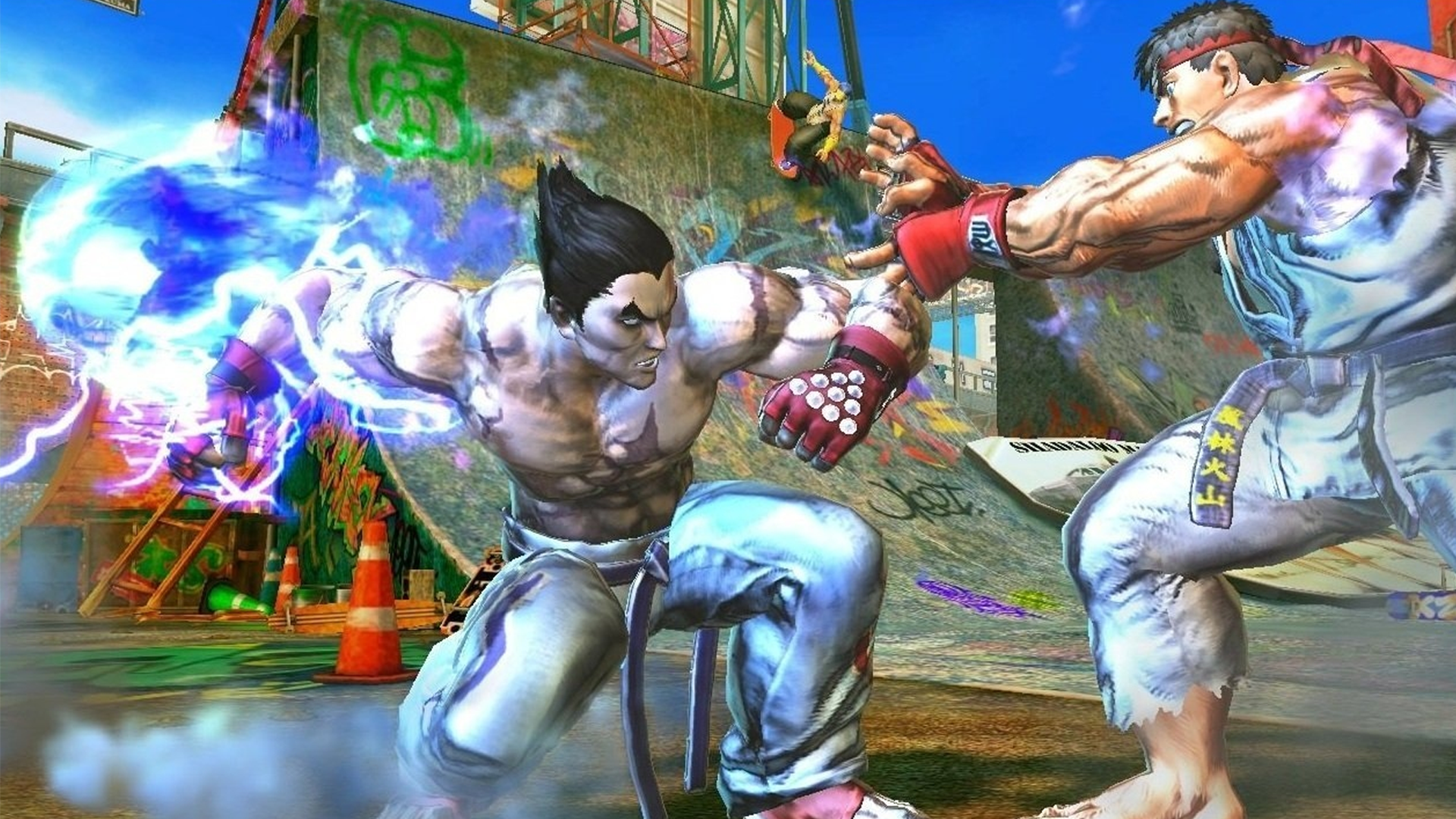 Street fighter x tekken ps3. Теккен против стрит файтер. tekken fight. street fighter x tekken. стрит файтер х теккен.