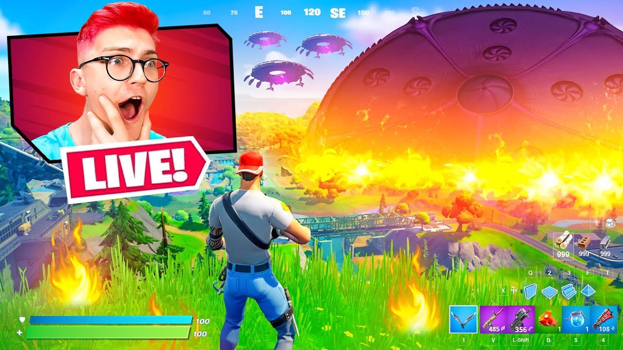 fortnite re vivez l evenement operation feu celeste cloturant la saison 7 et decouvrez les premiers