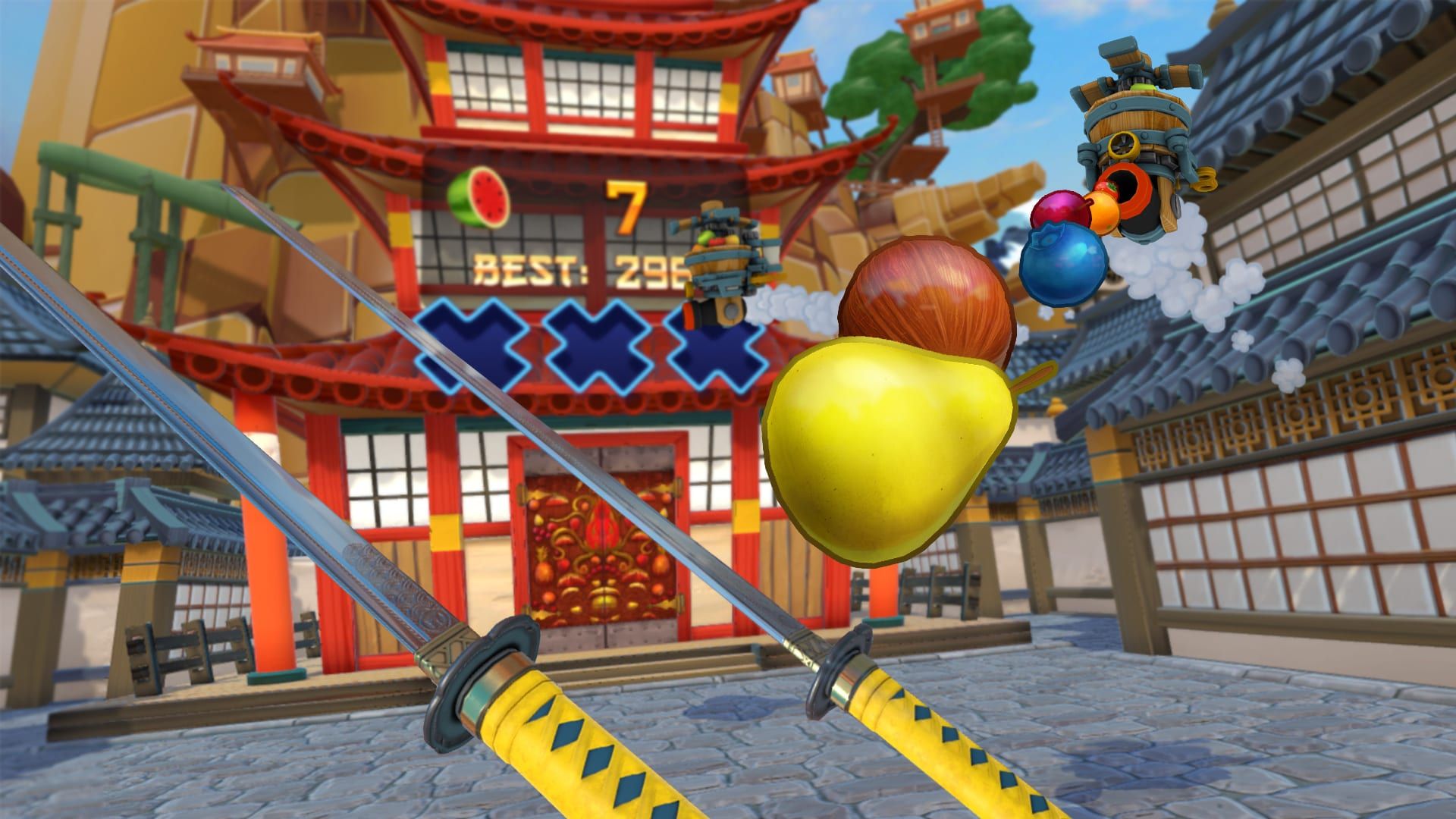 Challenge Trophée - Fruit Ninja VR : "Massacre de fruits"