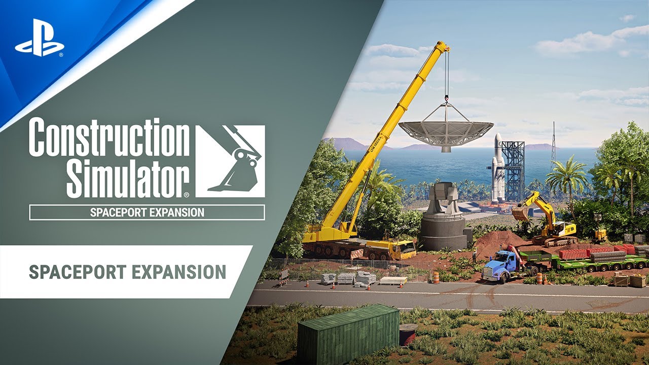 Construction Simulator - Spaceport Expansion Release Trailer | PS5 ...