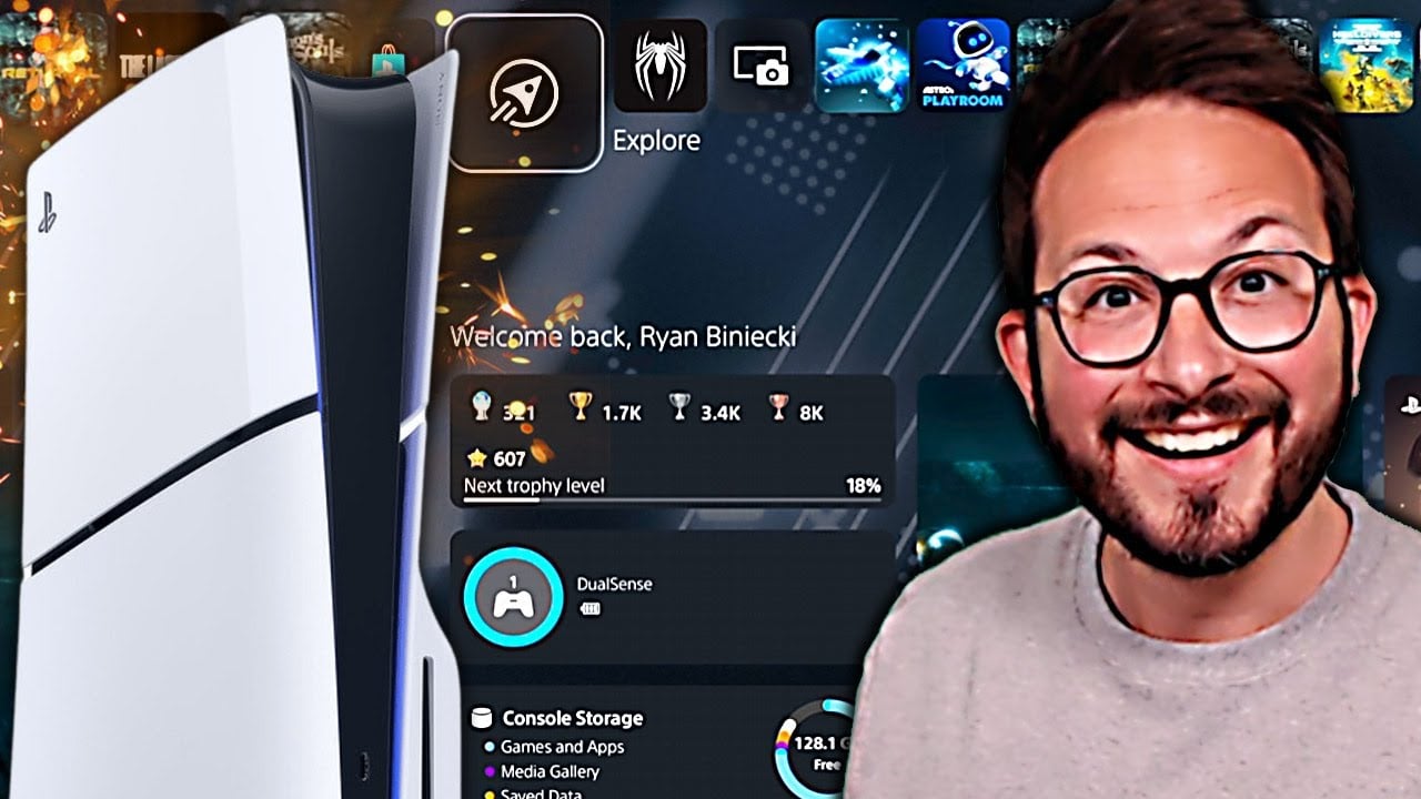 PS5 nouvelle INTERFACE dévoilée 😍 Widgets, Fonds d