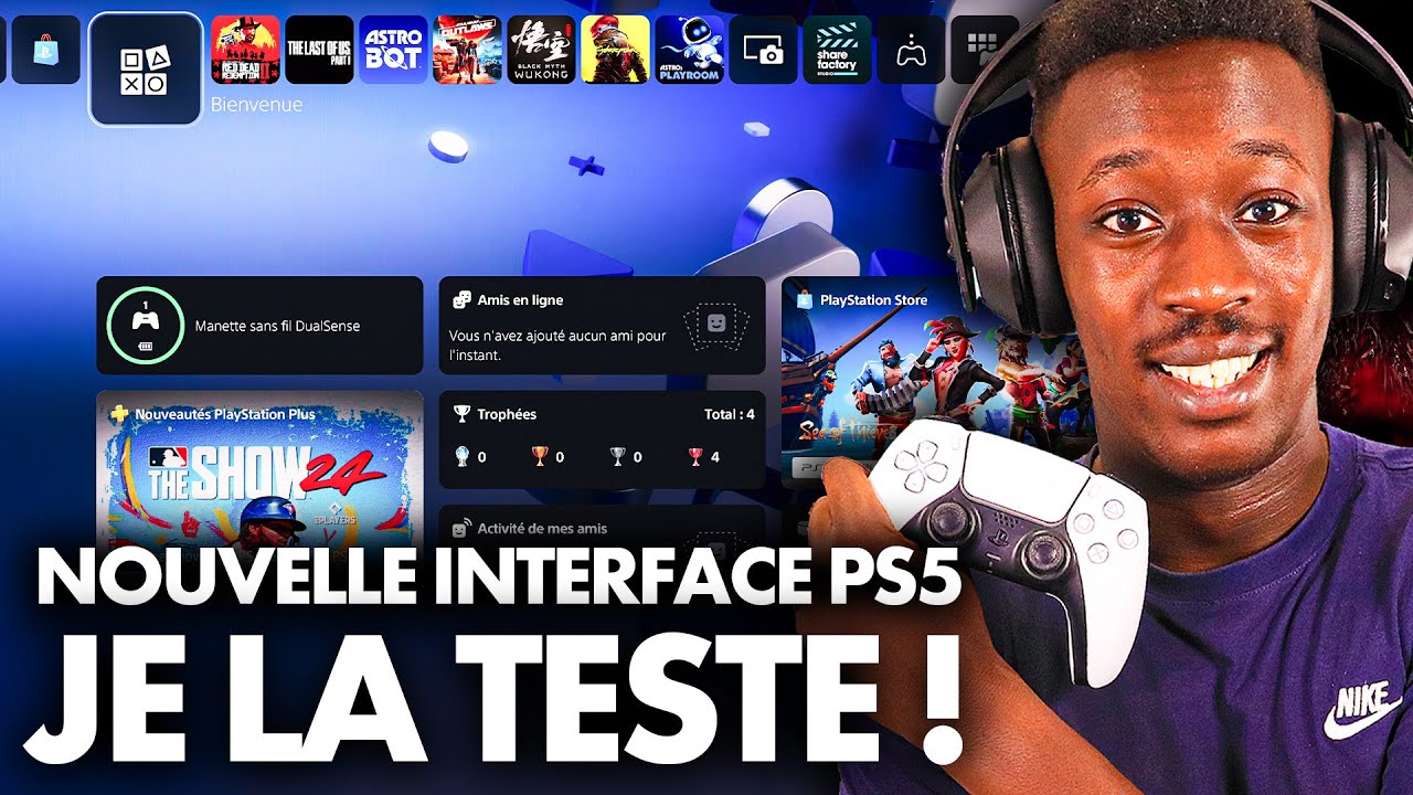🚨 PS5 : J'ai la NOUVELLE INTERFACE ! 💥 Je vous montre toutes les ...