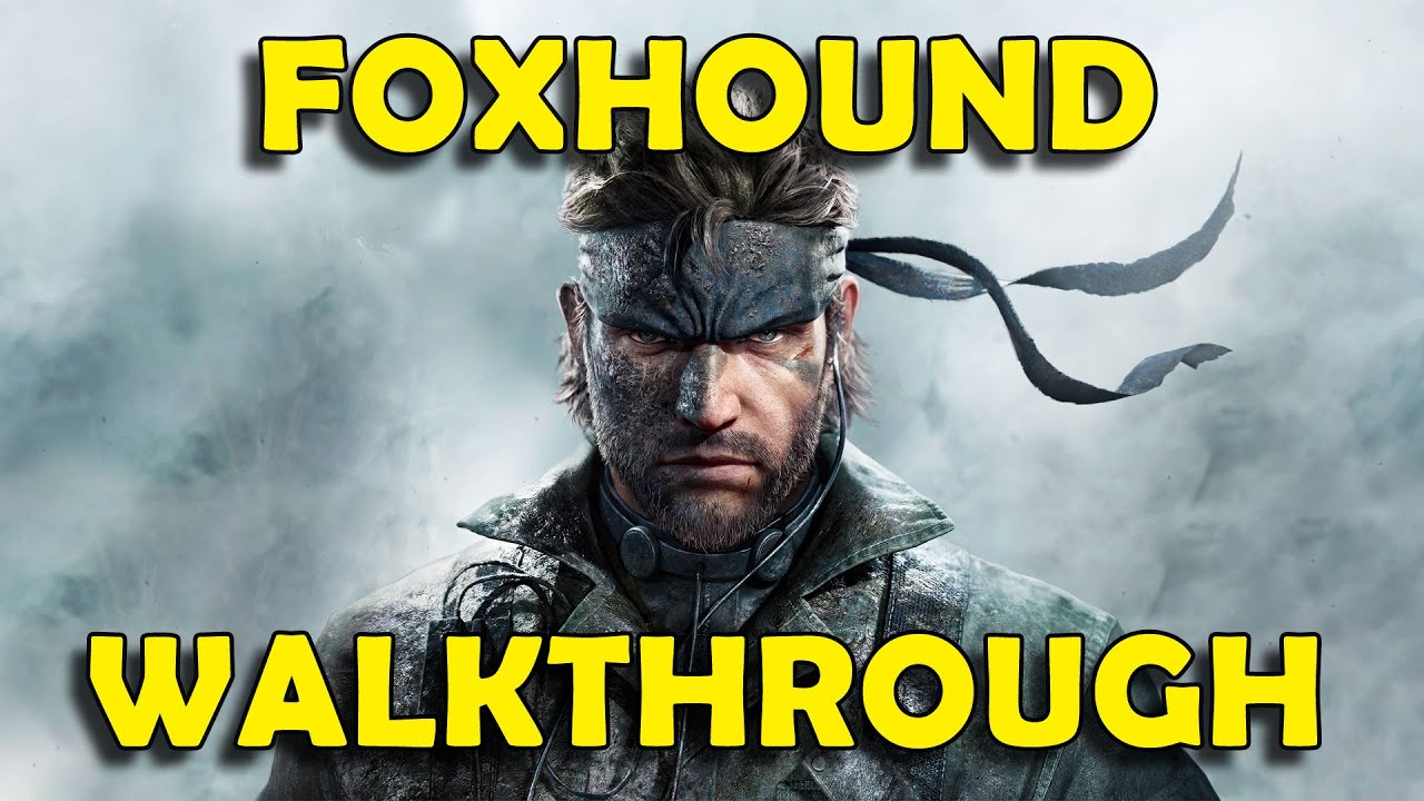 Metal Gear Solid 3 Delta - Foxhound Walkthrough (Full Game)