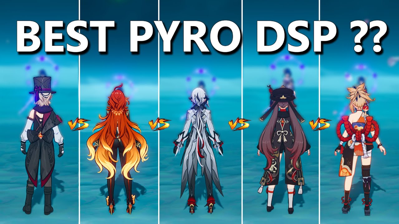 Arlecchino vs All PYRO DPS !! Who is BEST PYRO DPS ? (Genshin Impact)