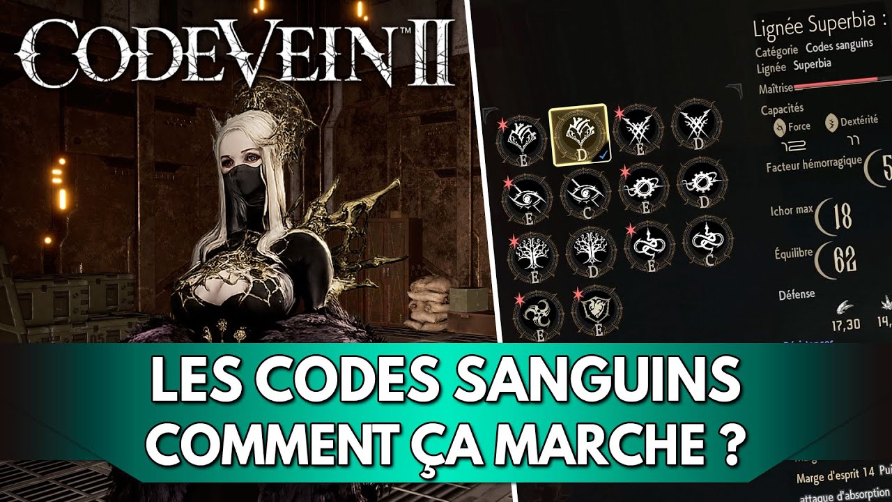 Alnn Fr Code Code Vein 2 Tuto FR : Codes Sanguins | Comment ça marche