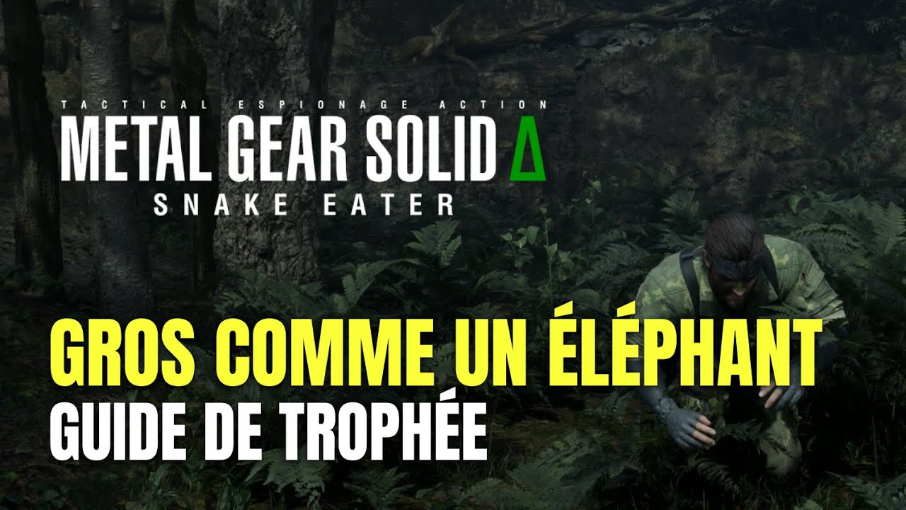 Metal Gear Solid Delta: Snake Eater Gros Comme un Éléphant Guide de ...