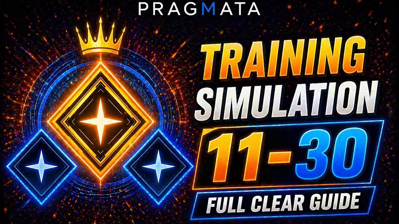 Pragmata Training Simulation 11–30 Full Clear Guide