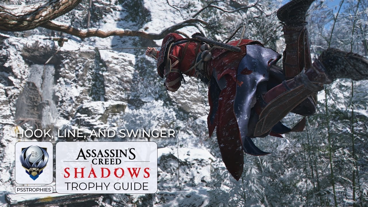 Assassin's Creed Shadows Hook, Line, and Swinger AND Acrobatics Trophy ...