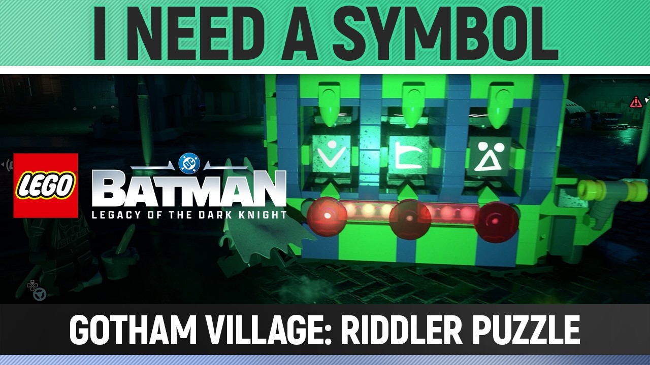 LEGO Batman: Legacy of the Dark Knight - I Need a Symbol - Riddler ...