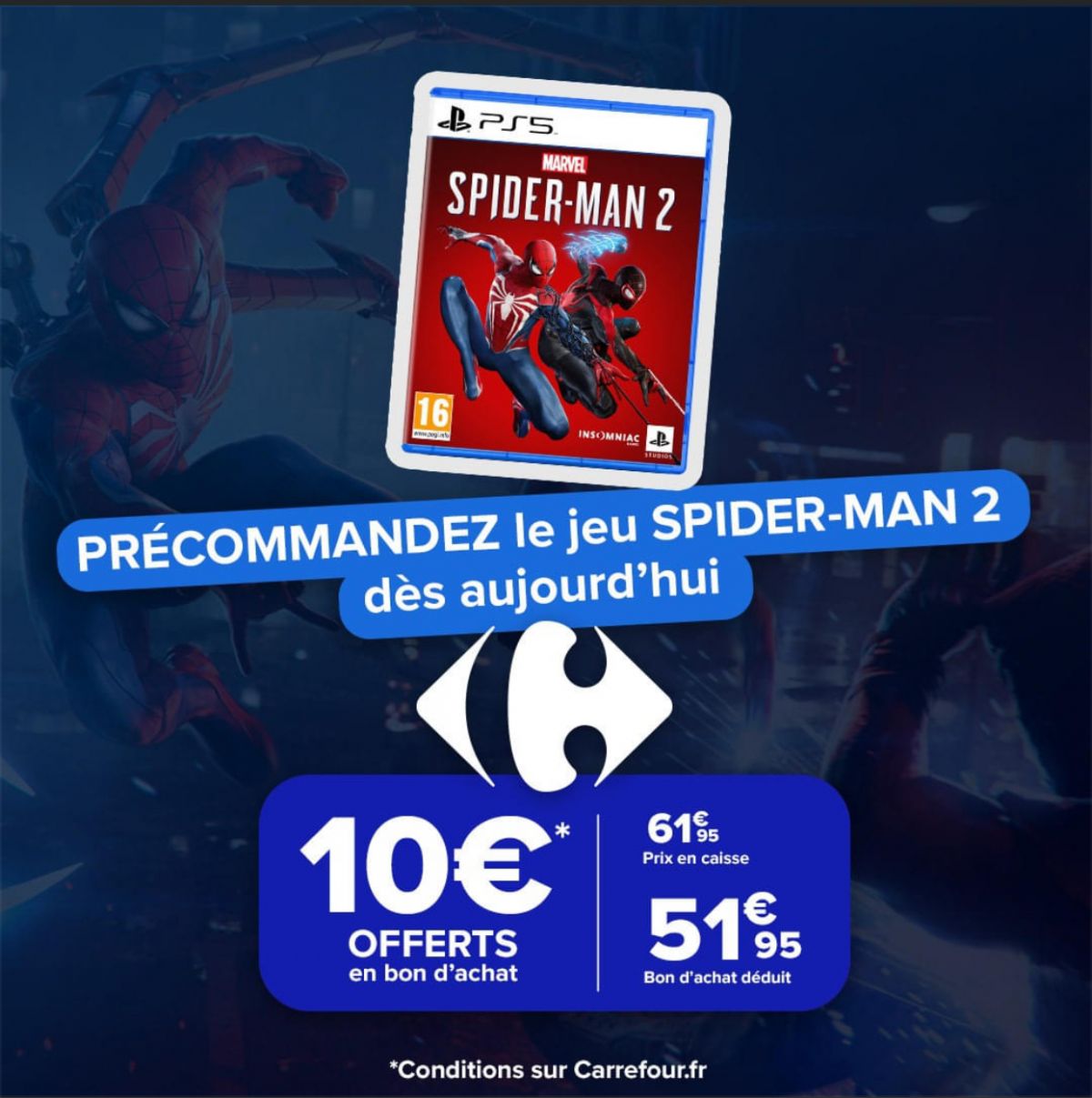 Match SPIDERMAN : le jeu à Prix Carrefour