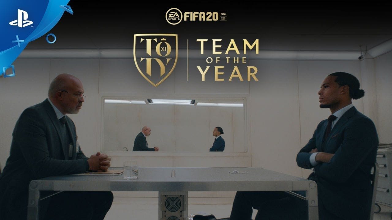 FIFA 20 | Présentation de l’Équipe de l’Année avec Virgil Van Dijk | PS4