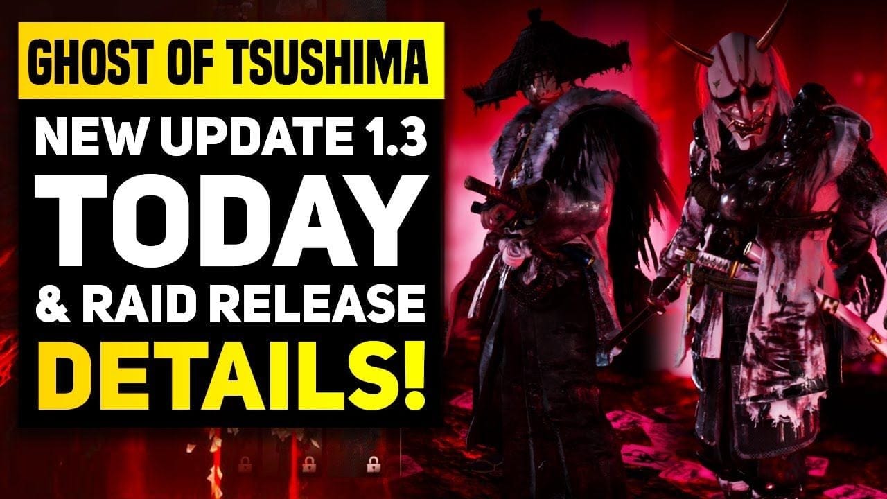 Ghost of Tsushima NEW UPDATE 1.13 & Raid Release Date Announced! (Ghost of Tsushima Legends Update)
