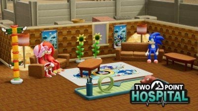 Two Point Hospital : Sonic se rend à l'hôpital avec un DLC