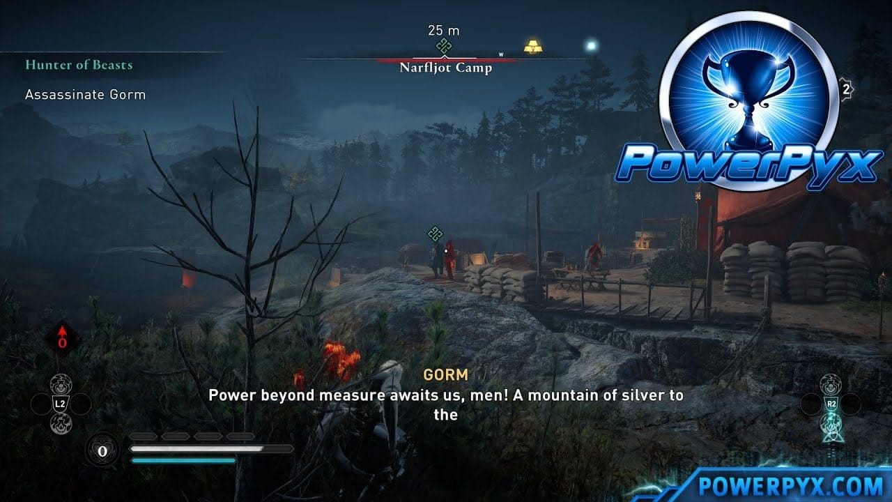 Assassin's Creed Valhalla Hunter of Beasts Walkthrough (Gorm Location