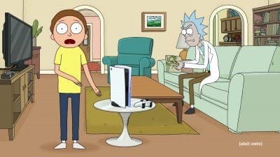 INSOLITE sur la PS5 : même Rick and Morty font la publicité de la console next-gen