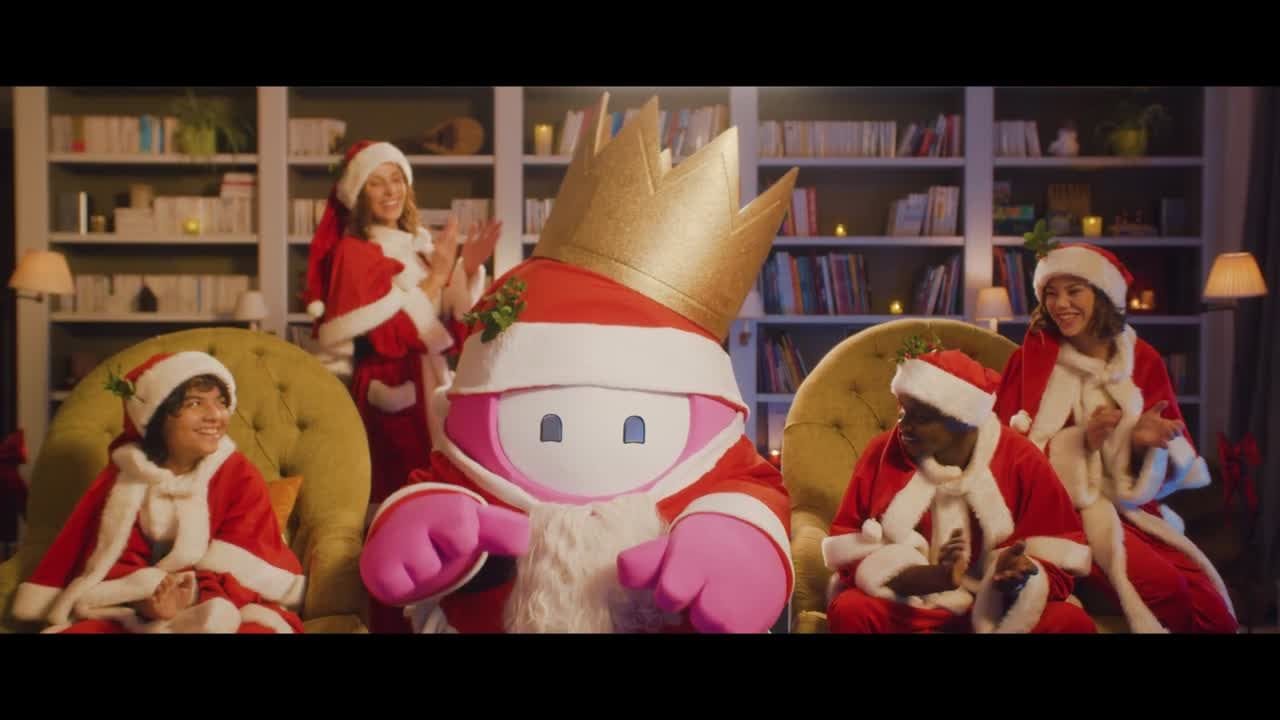 Bande-annonce Fall Guys fête Noël et offre un costume  - jeuxvideo.com