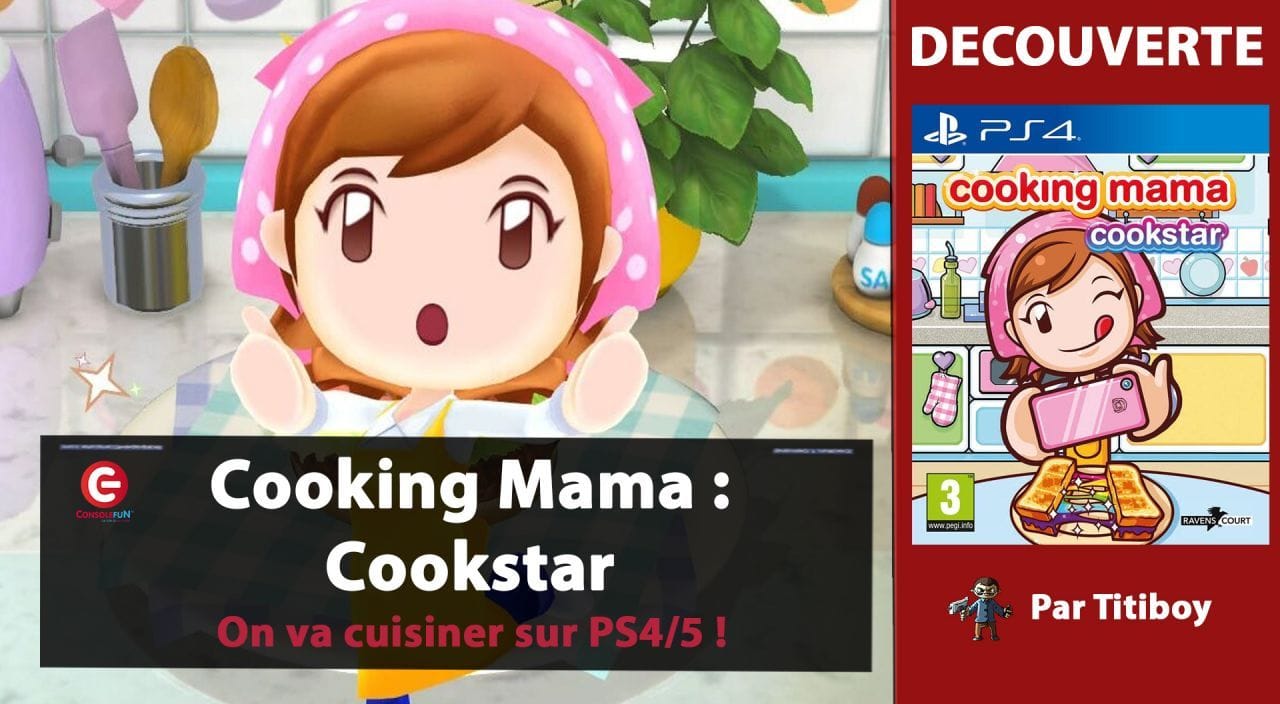 [DECOUVERTE / TEST] Cooking Mama : Cookstar - Faire la cuisine sur PS4 et PS5 !