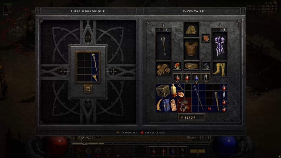 Diablo 2 Resurrected : Craft, création d'objets