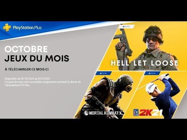 PlayStation Plus | Octobre 2021 | Hell Let Loose, Mortal Kombat X et PGA Tour 2K21