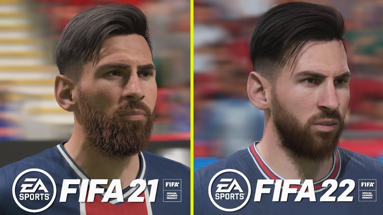 FIFA 22 vs FIFA 21 PS5 4K Next Gen Graphics Comparison