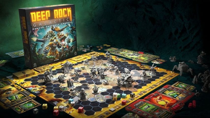 A peine lancé sur Kickstarter, le jeu de plateau Deep Rock Galactic déjà financé