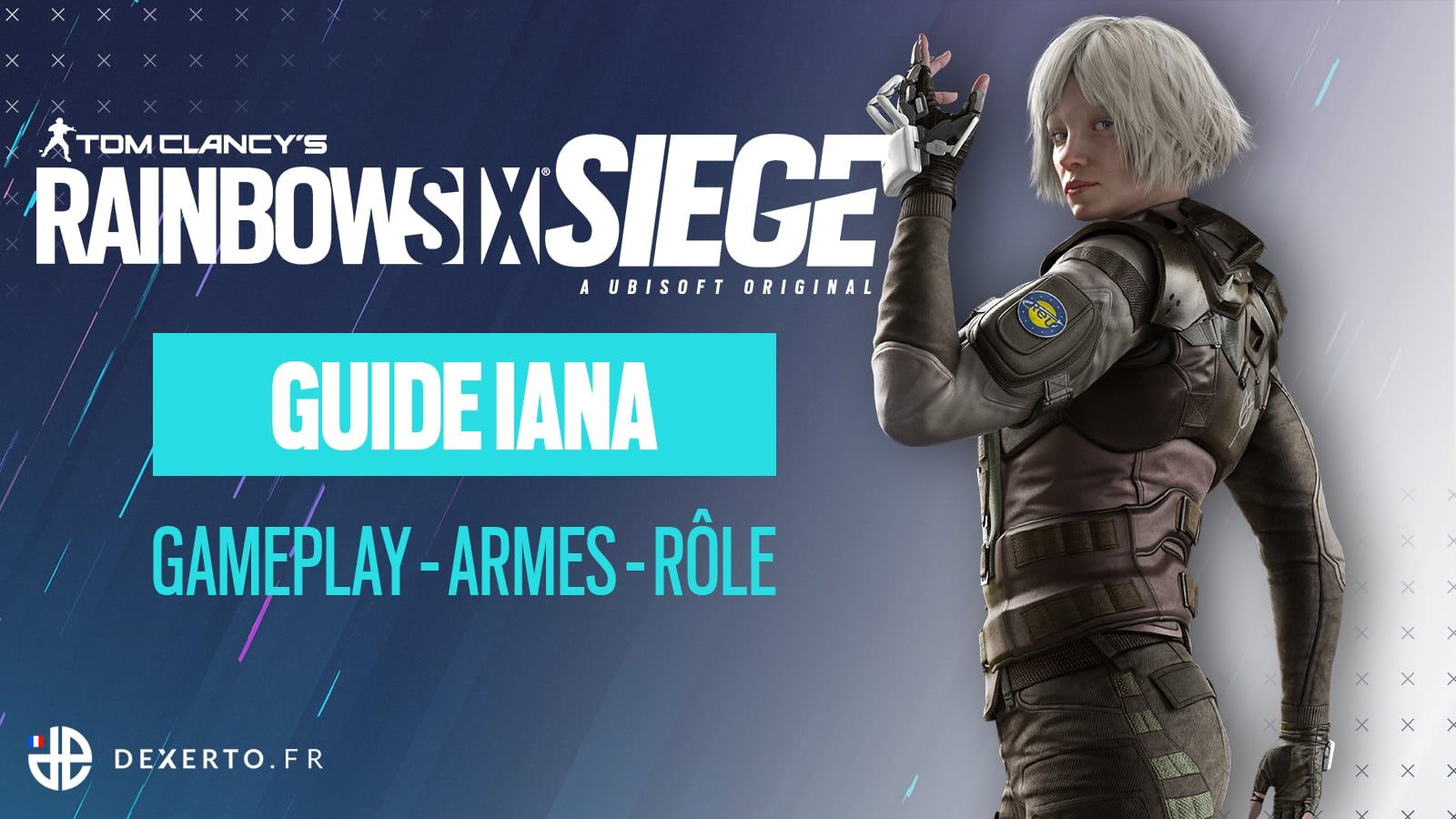 Guide de l'Agent Iana sur Rainbow Six Siege : Armes, équipement, rôle...