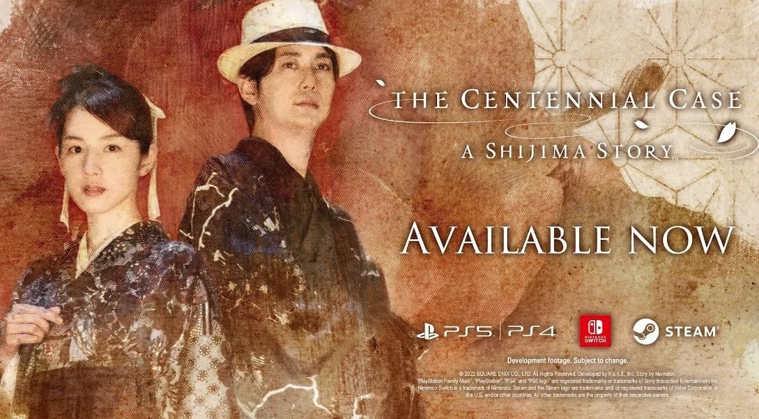 The Centennial Case: A Shijima Story - Un jeu mêlant mystère et aventure en prise de vue réelle, est désormais disponible !