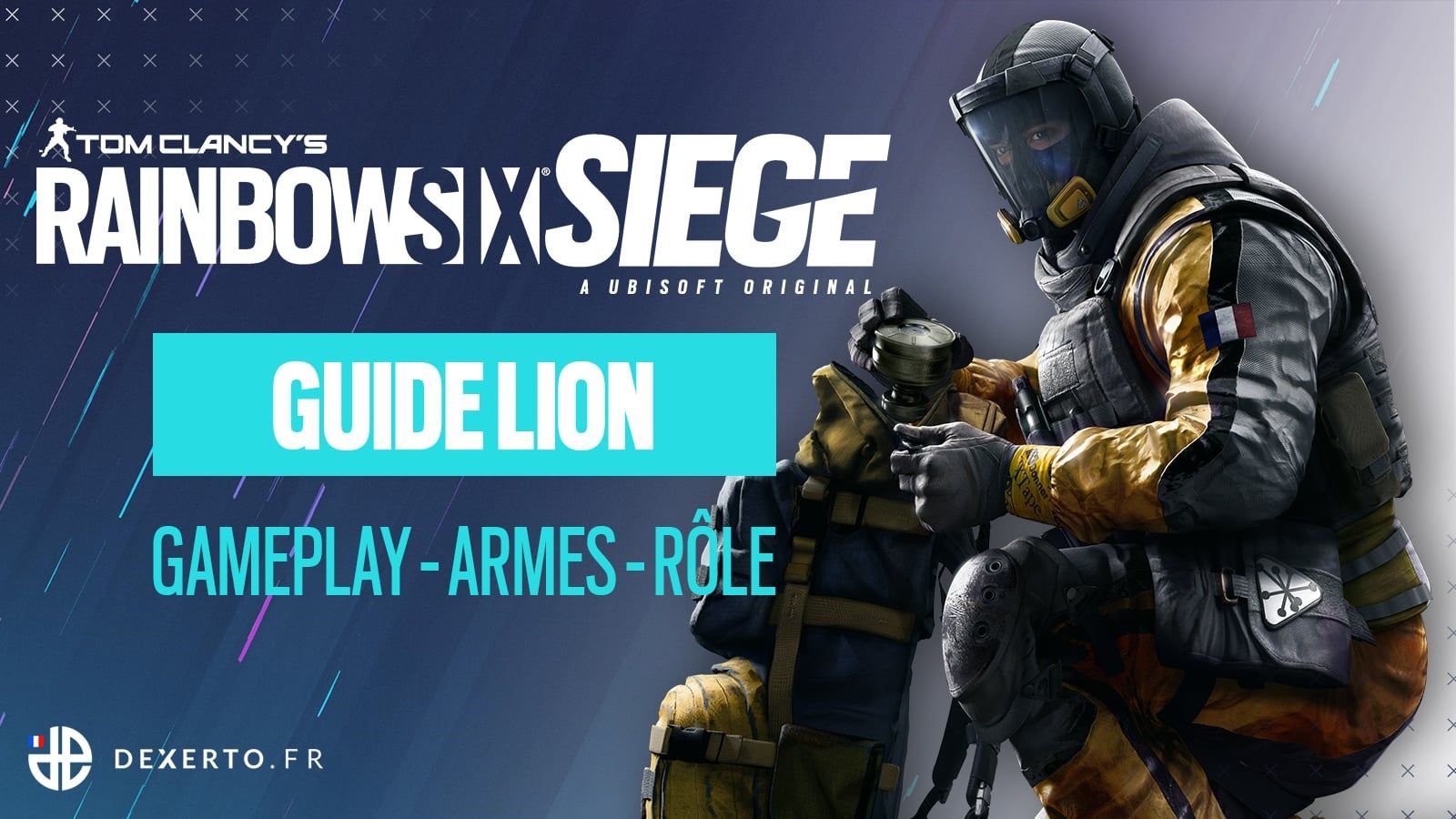 Guide de l'Agent Lion sur Rainbow Six Siege : Armes, équipement, rôle...