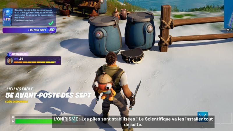 Sac a discount dos bouclier fortnite