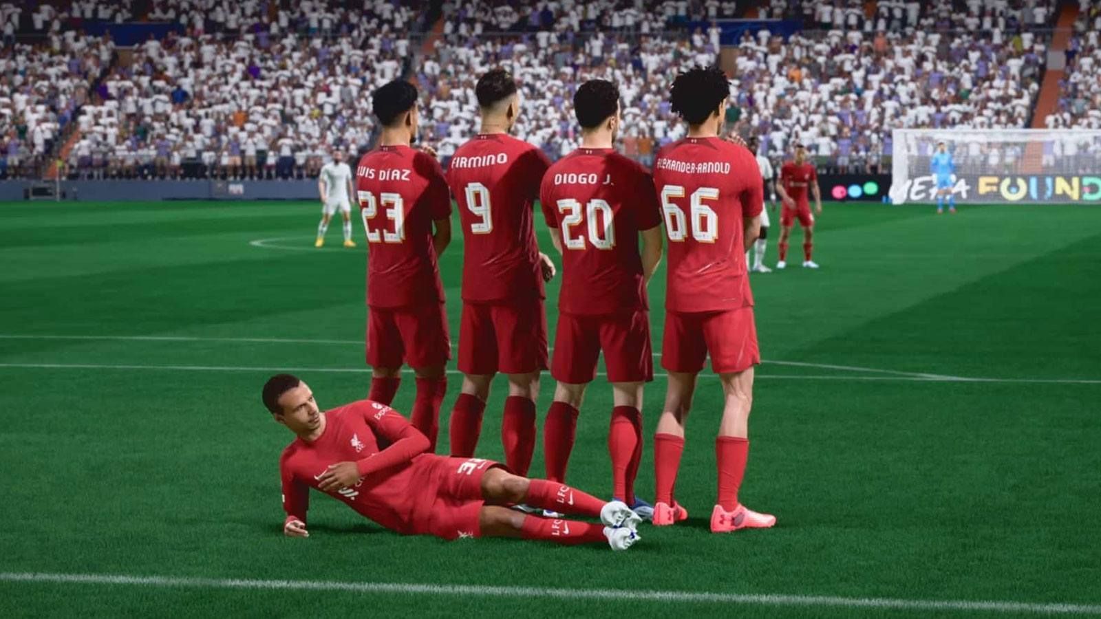 FIFA 23 : comment s’allonger derrière le mur pour les coups francs - Dexerto