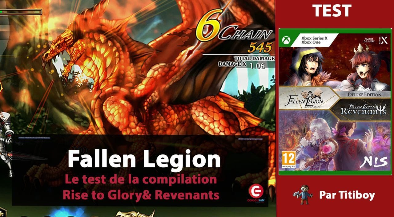 [VIDEO TEST 4K] Fallen Legion - Rise to Glory/ Revenants sur Xbox Series X et PS5