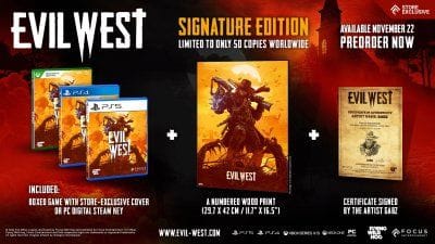 Evil West : du gameplay et une Signature Edition ultra limitée dévoilés
