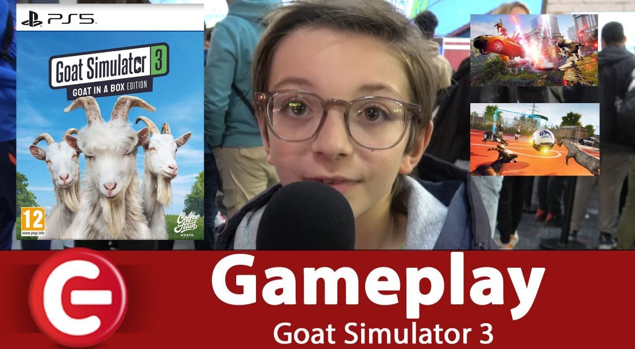 [GAMEPLAY OFF-SCREEN] GOAT SIMULATOR 3 sur PS5 - Paris Games Week Restart !