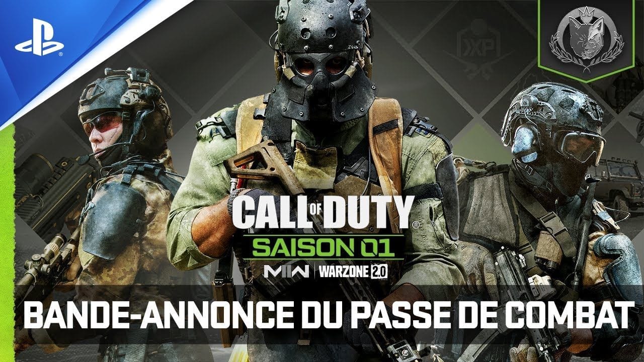Call of Duty: Modern Warfare II & Warzone 2.0 - Bande-annonce du passe de combat | PS5, PS4