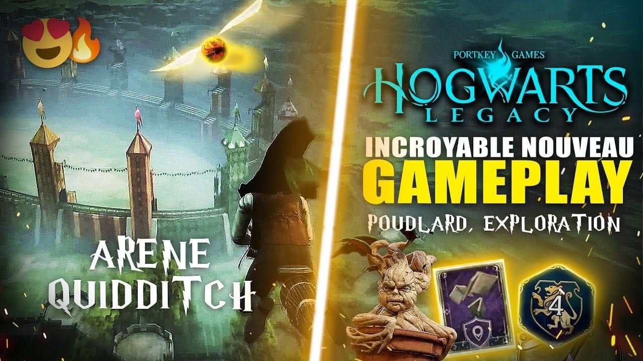 Hogwarts Legacy Nouveaux GAMEPLAY !! 🔥 ARÈNE de Quidditch 😍