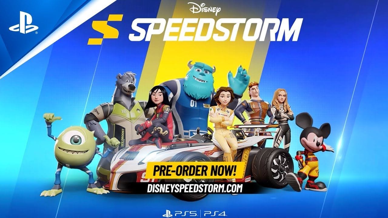 Disney Speedstorm Release Date Reveal Trailer PS5 & PS4 Games