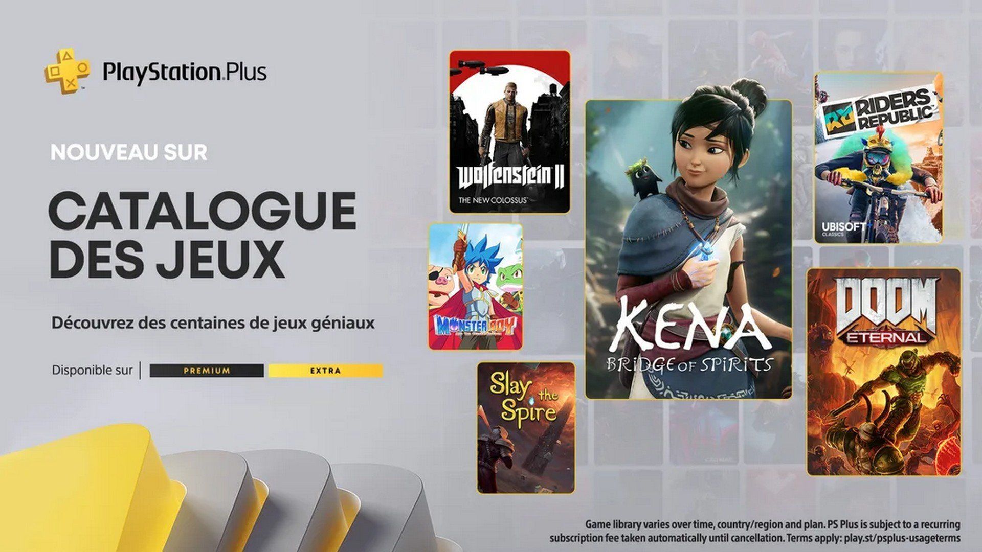 Les ajouts au catalogue du PlayStation+ Extra et Premium, Avril 2023