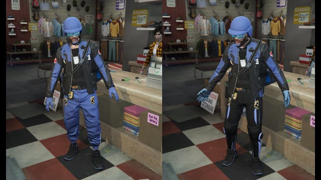 Orange joggers outfit gta 5 2025