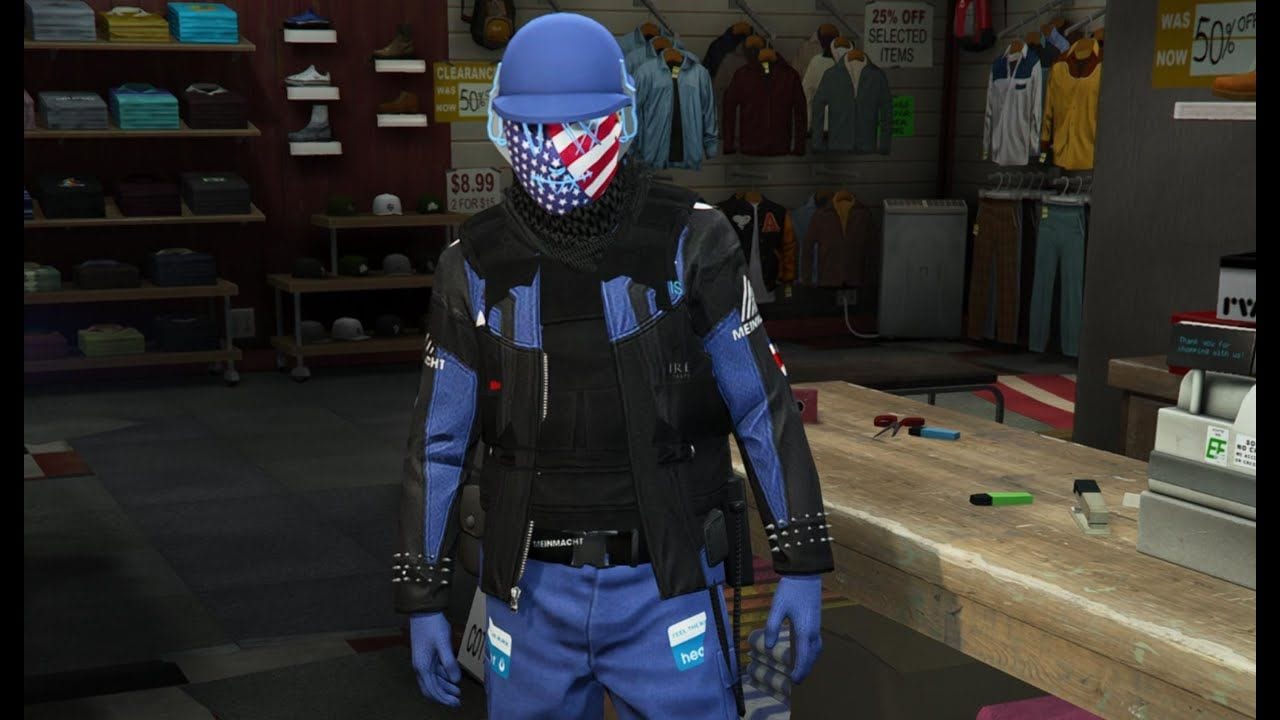 Unlock Blue Emissive Liberty Mask under 10 minutes challenge
